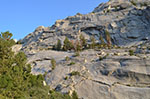 The Ebersbacher Ledges are on the cliff face across the canyon. See the video to get a feel for what they are like.