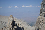 Looking down at Lone Pine and the Owens Valley from the Notch.