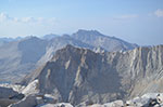 Looking north from the summit plateau.