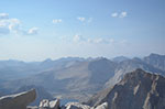 Looking northwest from the summit plateau.