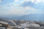 Looking southwest from the summit plateau.